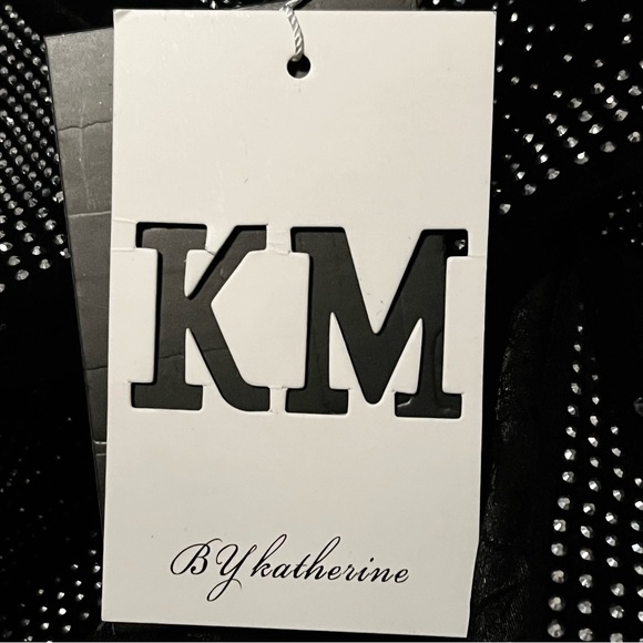 Velvet jacket w/rhinestones - Picture 8 of 14